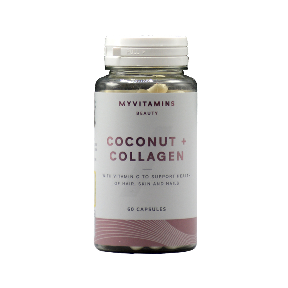 my-vitamins-beauty-coconut-collagen-60-capsul-1.jpg کپسول کلاژن پلاس کوکونات مای ویتامینز 60 عددی - Image 1